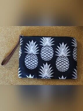 Seven Islands Canvas Clutch